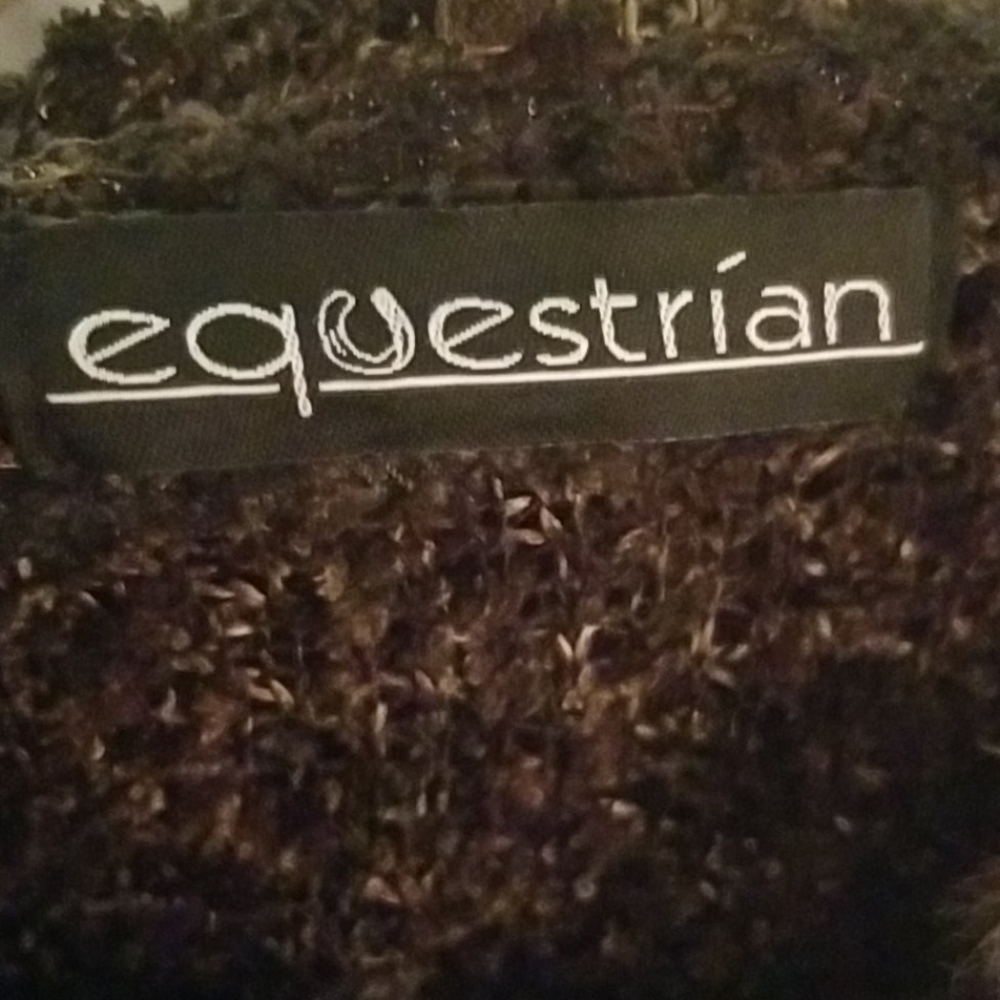 Equestrian Sequin Hooded Duster - image 2